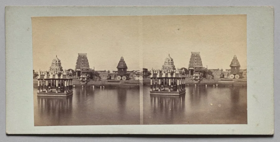 Temple Tank, Tamil Nadu, by Unknown, 1860