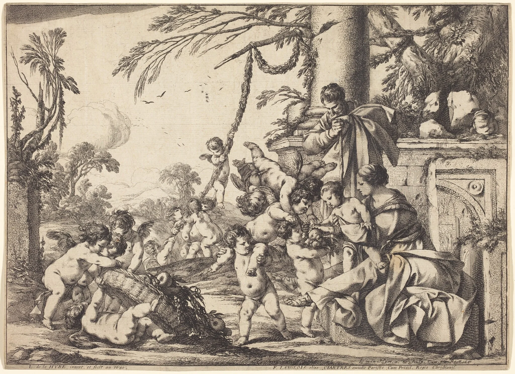 Holy Family with Putti