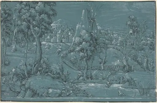 Landscape with Men Fishing