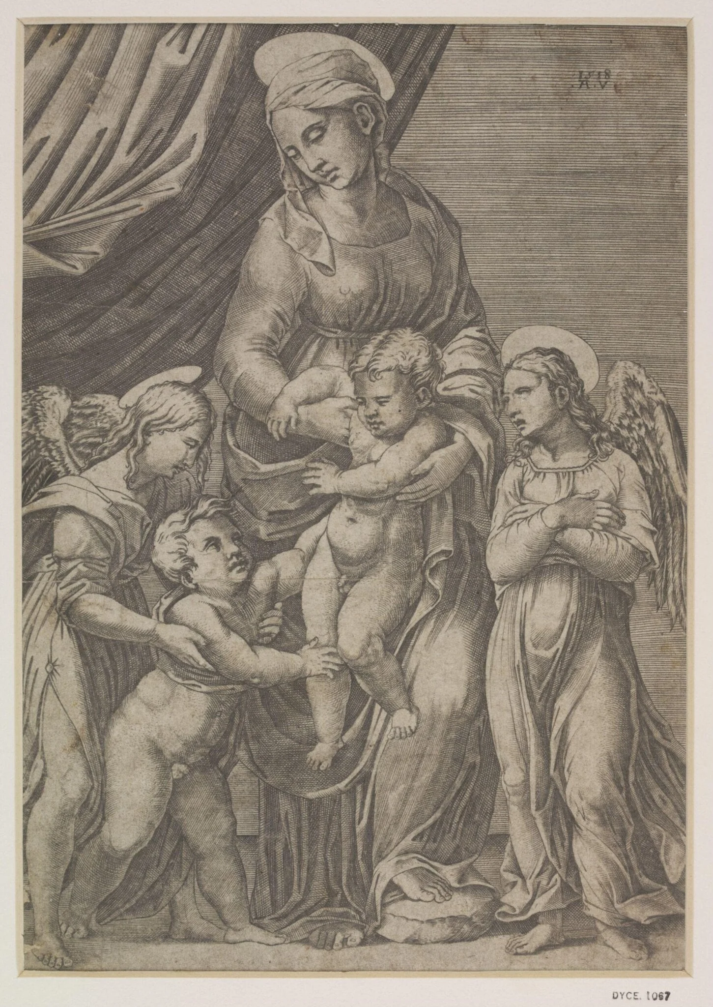 Untitled, by Agostino dei Musi, 1516