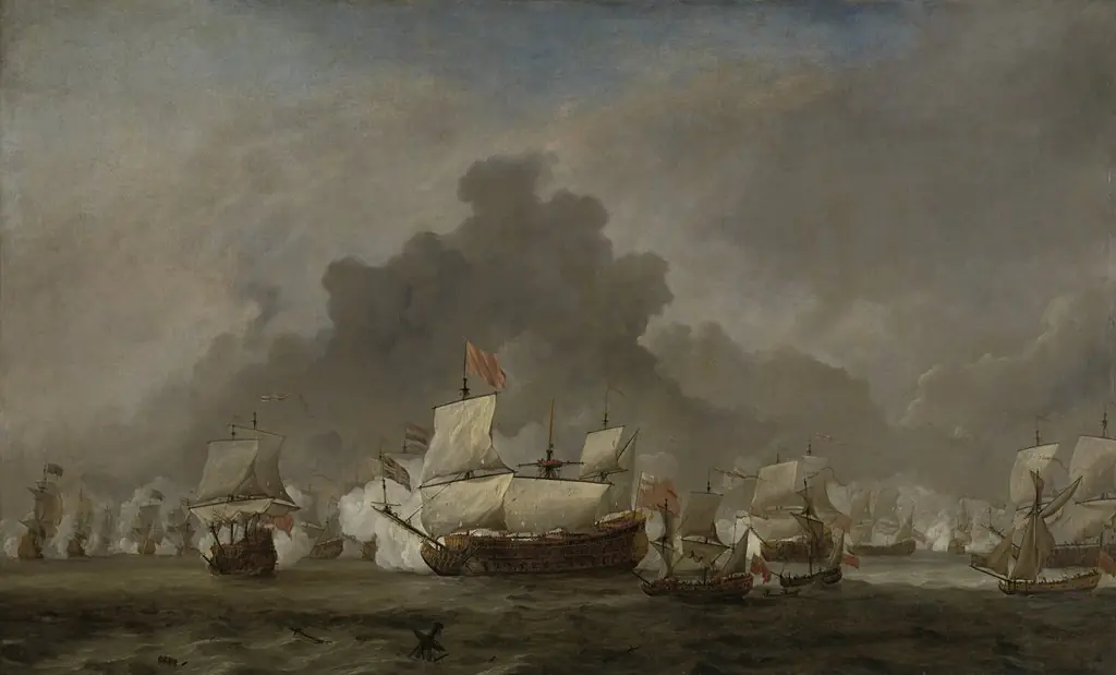 The skirmish of Michiel Adriaensz de Ruyter against the duke of York, commanding the 'Royal Prince'during the Battle of Solebay, 7 June 1672: episode from the Third Anglo-Dutch War (1672-74)