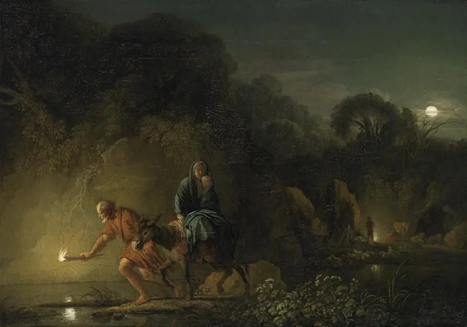 The flight into Egypt