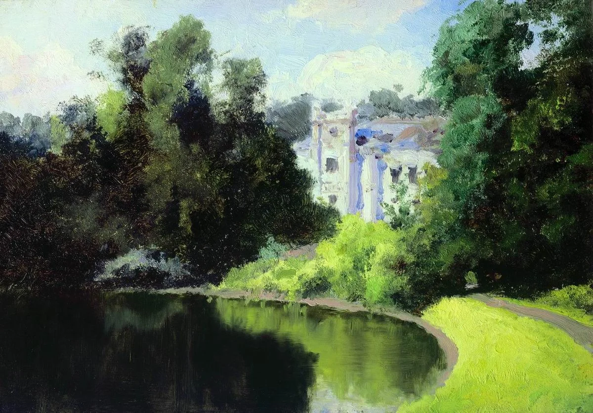 Tourka koe gerd, Olcanka, by Vasily Polenov, oil, 1889