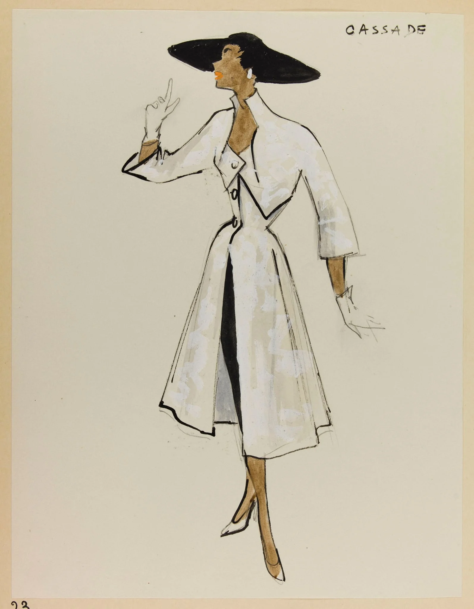 Cassade, by Marie-Louise Carven, 1953
