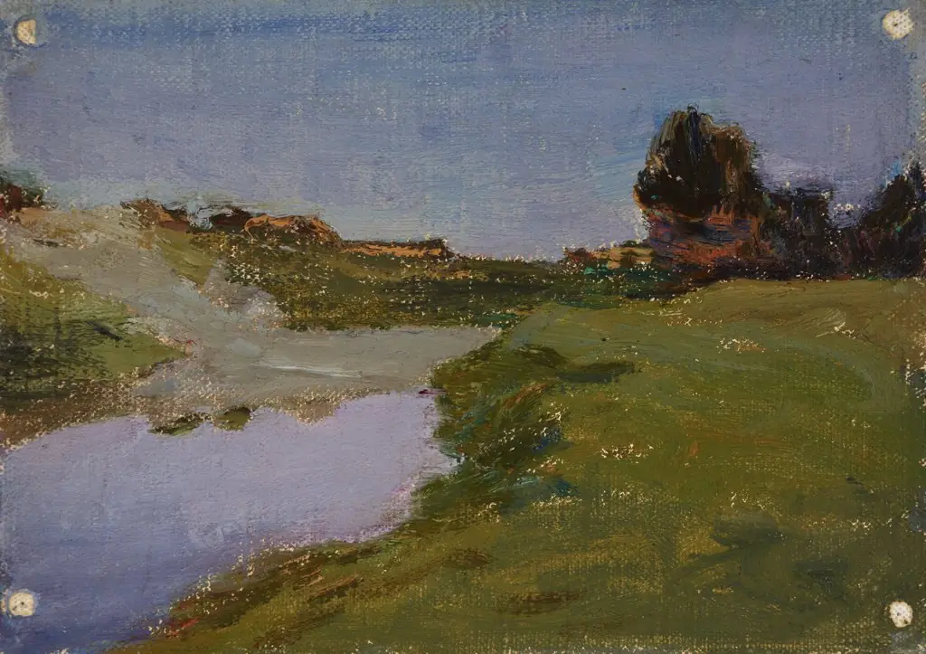 The White Night (The Ushakovka River)