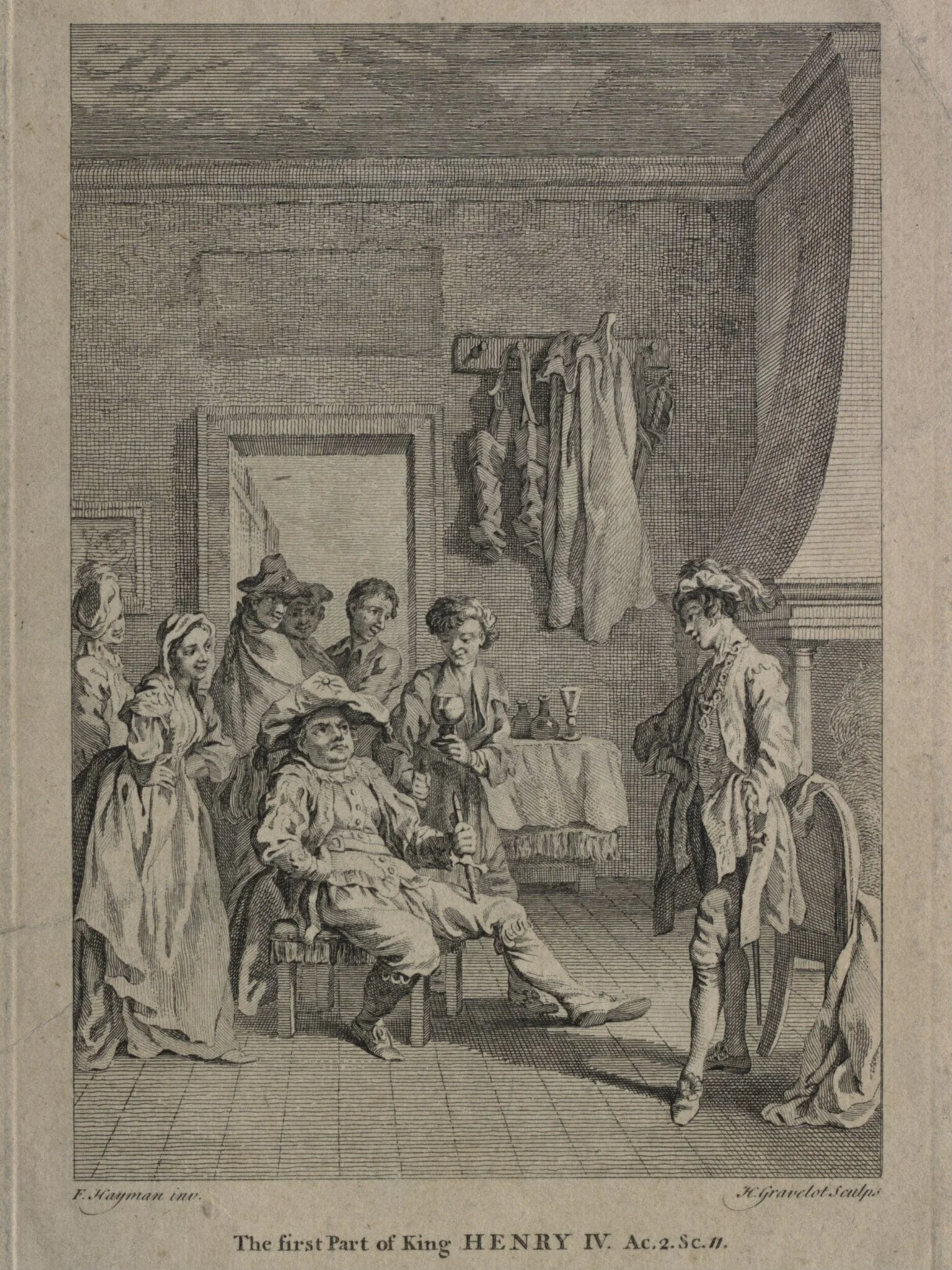 H Beard Print Collection, by Francis Hayman, 1750