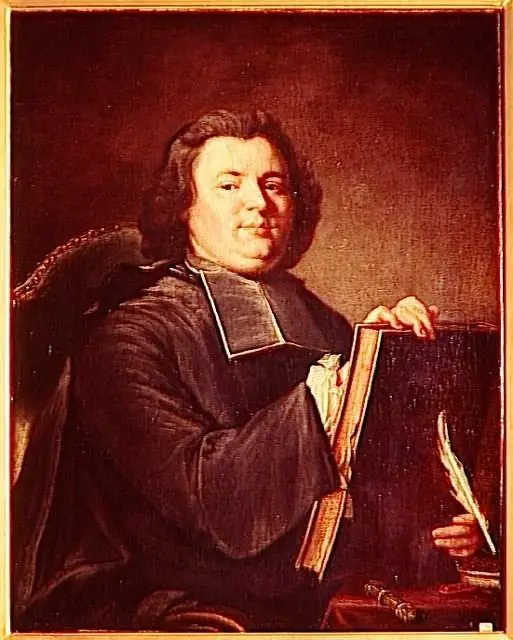 Portrait d'abbé Nicolas-Sylvestre Bergier
