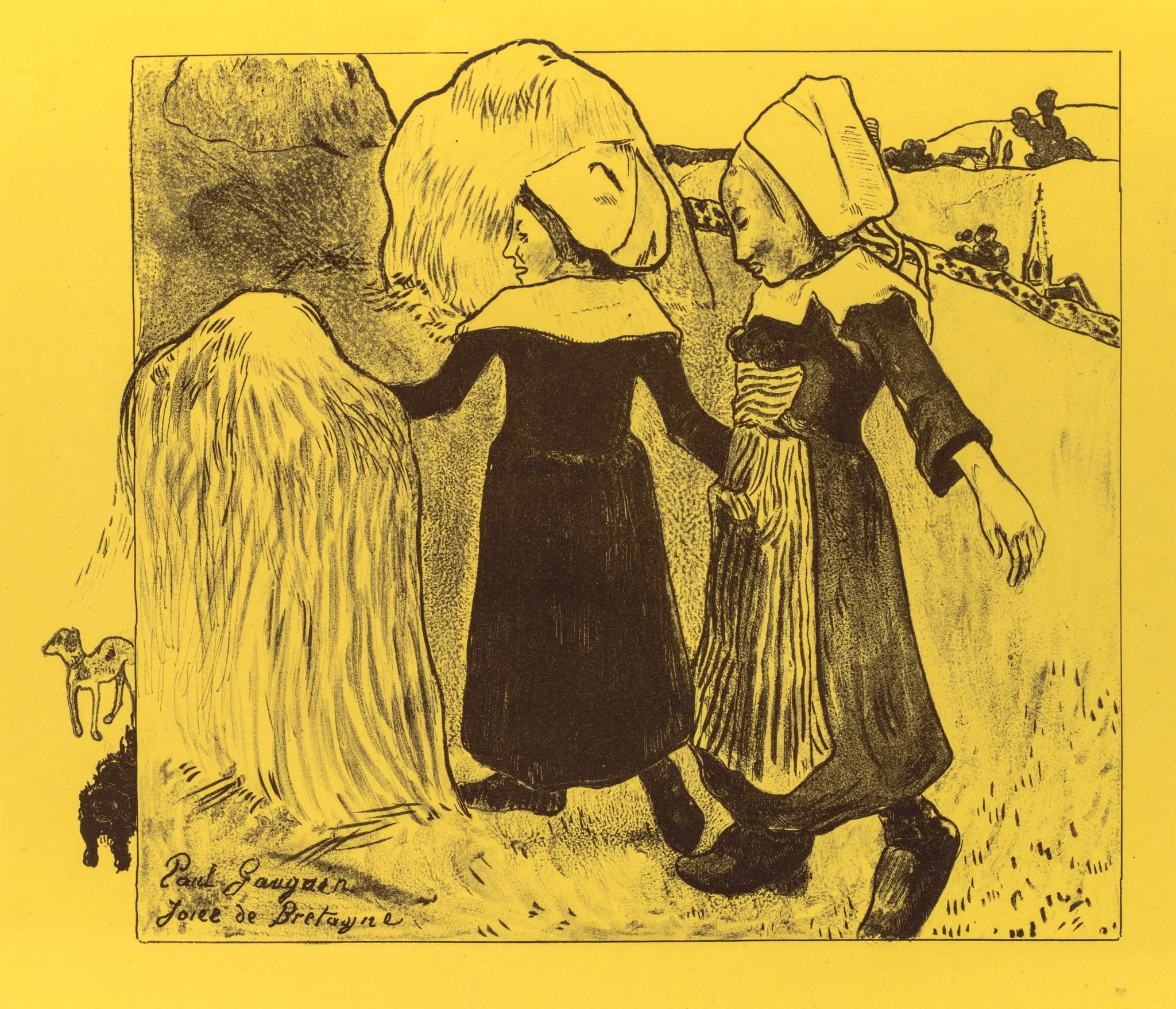 Volpini Suite:  Joys of Brittany (Joies de Bretagne), by Paul Gauguin, 1889