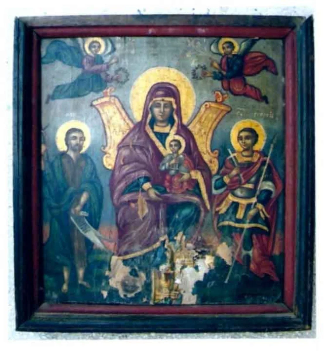 Maica Domnului cu Pruncul, by Unknown, 1864