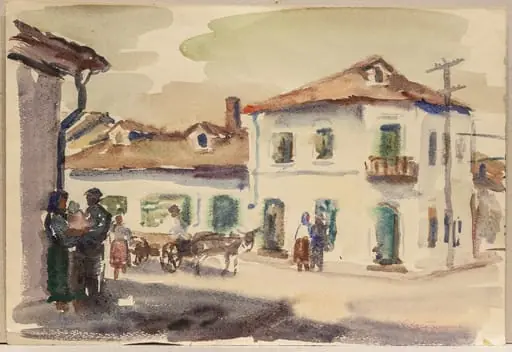 Peisaj cu stradă