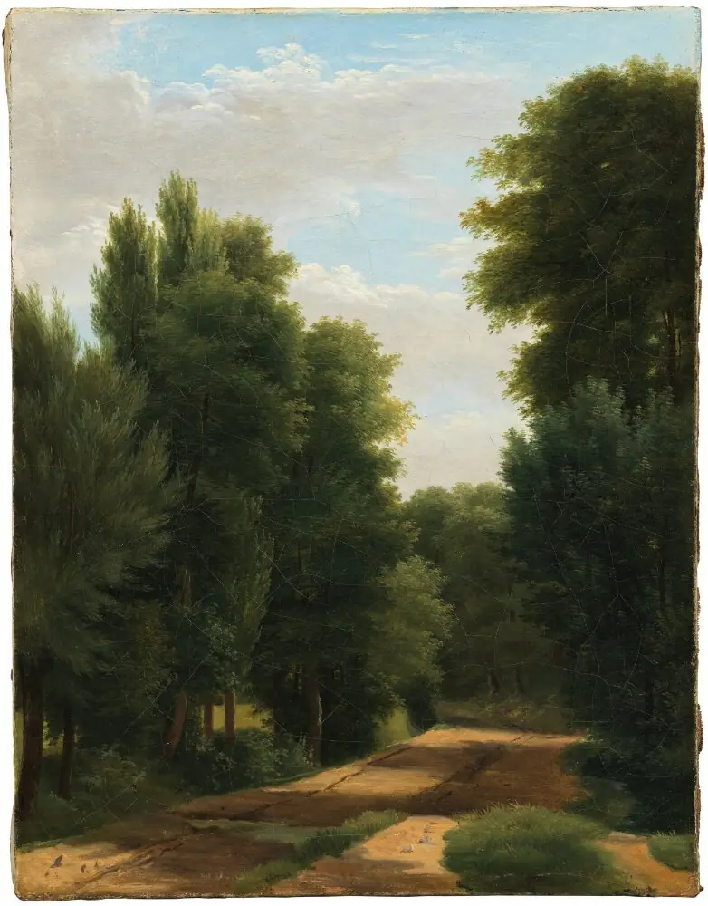 View of a Garden. Study