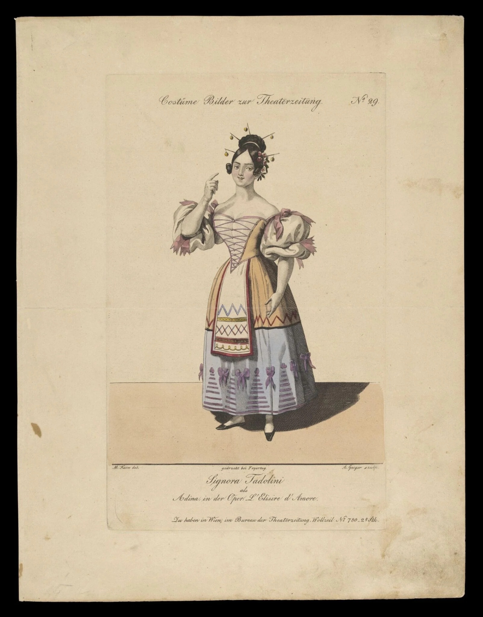 H Beard Print Collection, by A. Geiger, 1835