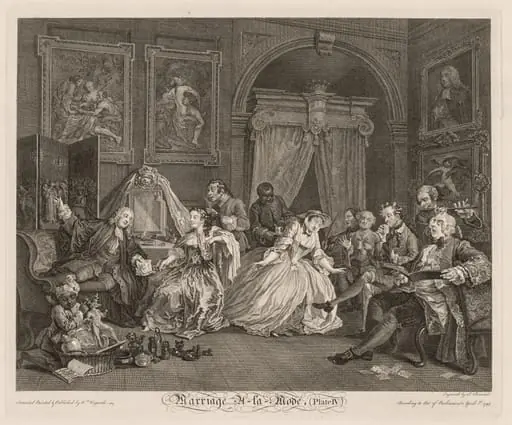 Marriage à la Mode:  The Toilet Scene
