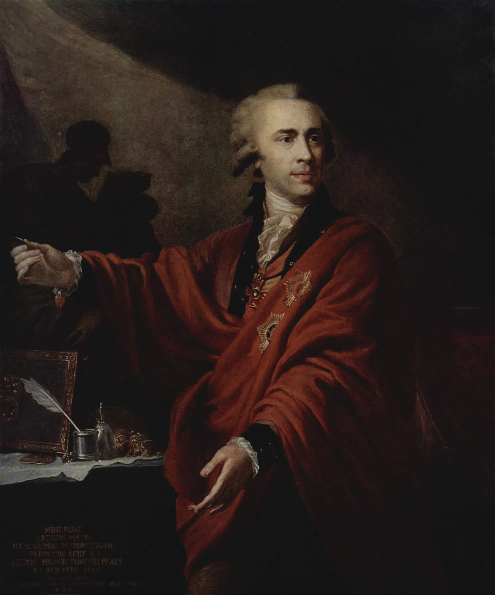 Porträt des Grafen Alexej Mussin-Puschkin, by Johann Baptist von Lampi the Elder, oil, 1798