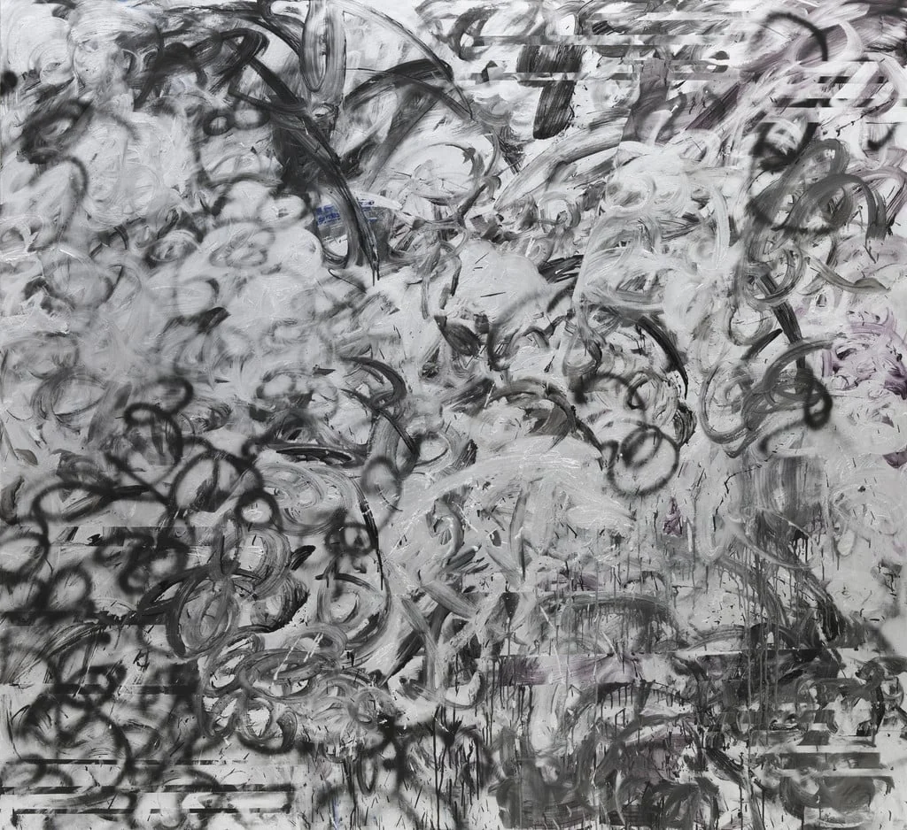 Untitled, by Jacqueline Humphries, oil, 2008