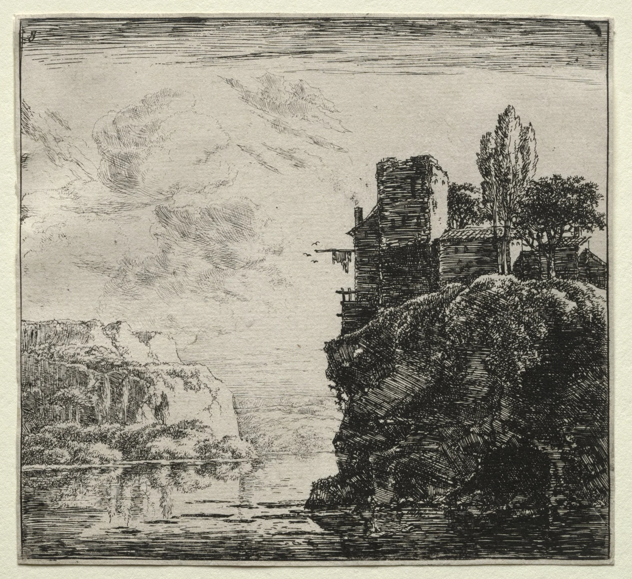 The River between the Rocks, by Herman Naiwinx, 1646