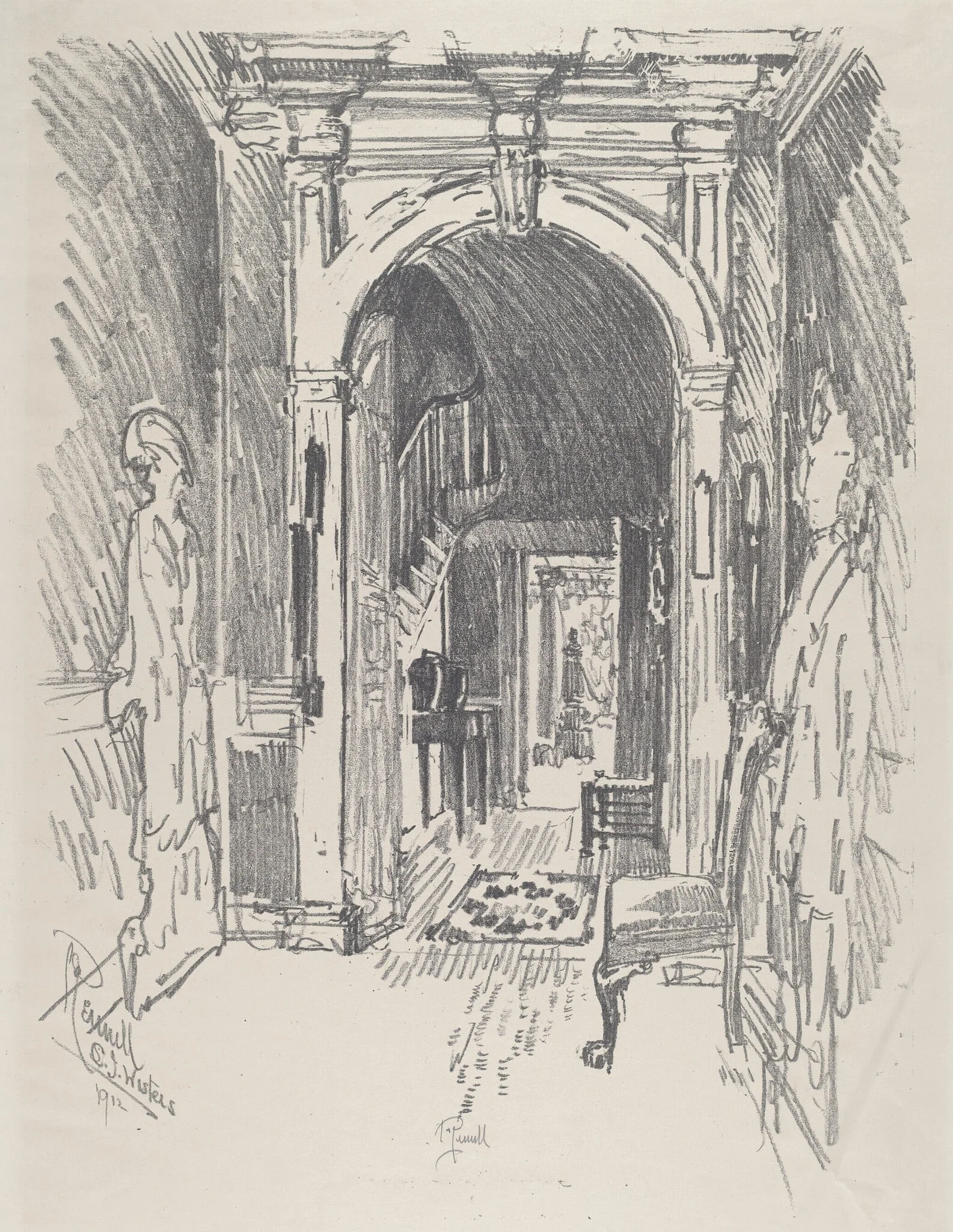 Hallway at Dr. Wister's
