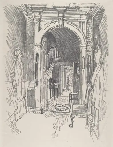 Hallway at Dr. Wister's