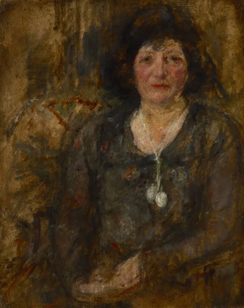Portrait of a Lady with a Necklace