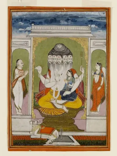 Shiva, Parvati and Nandi