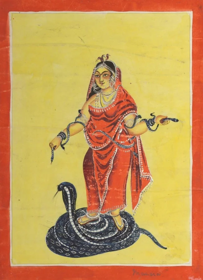Manasa, The Snake Goddess, by Unknown, unspecified, 1890