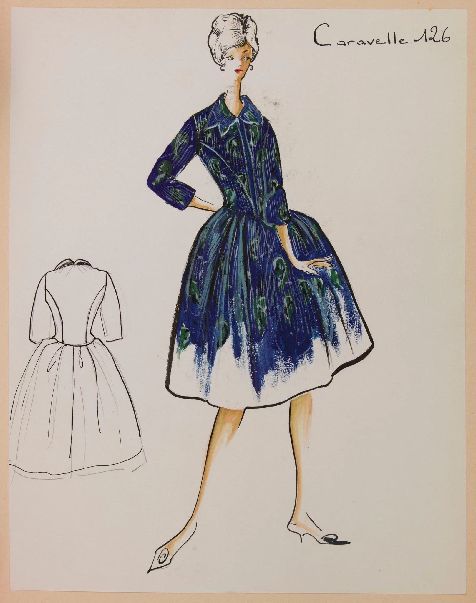 Caravelle, by Marie-Louise Carven, 1958