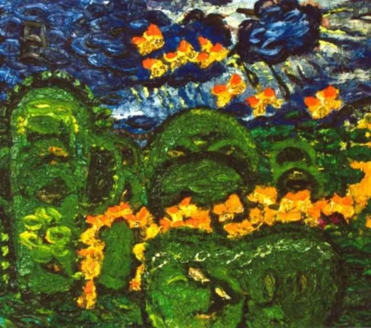 Dansul fluturilor, by Ion Țuculescu, unspecified, 1957
