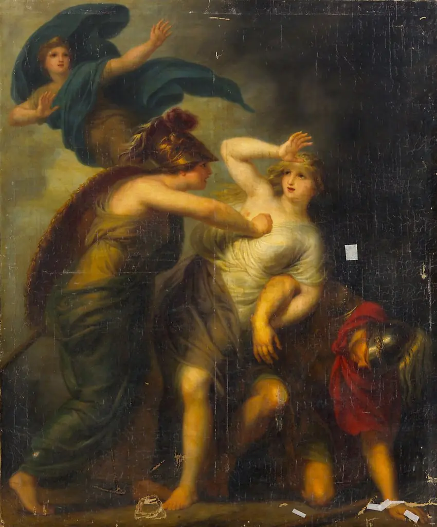 Mars, Minerva and Venus