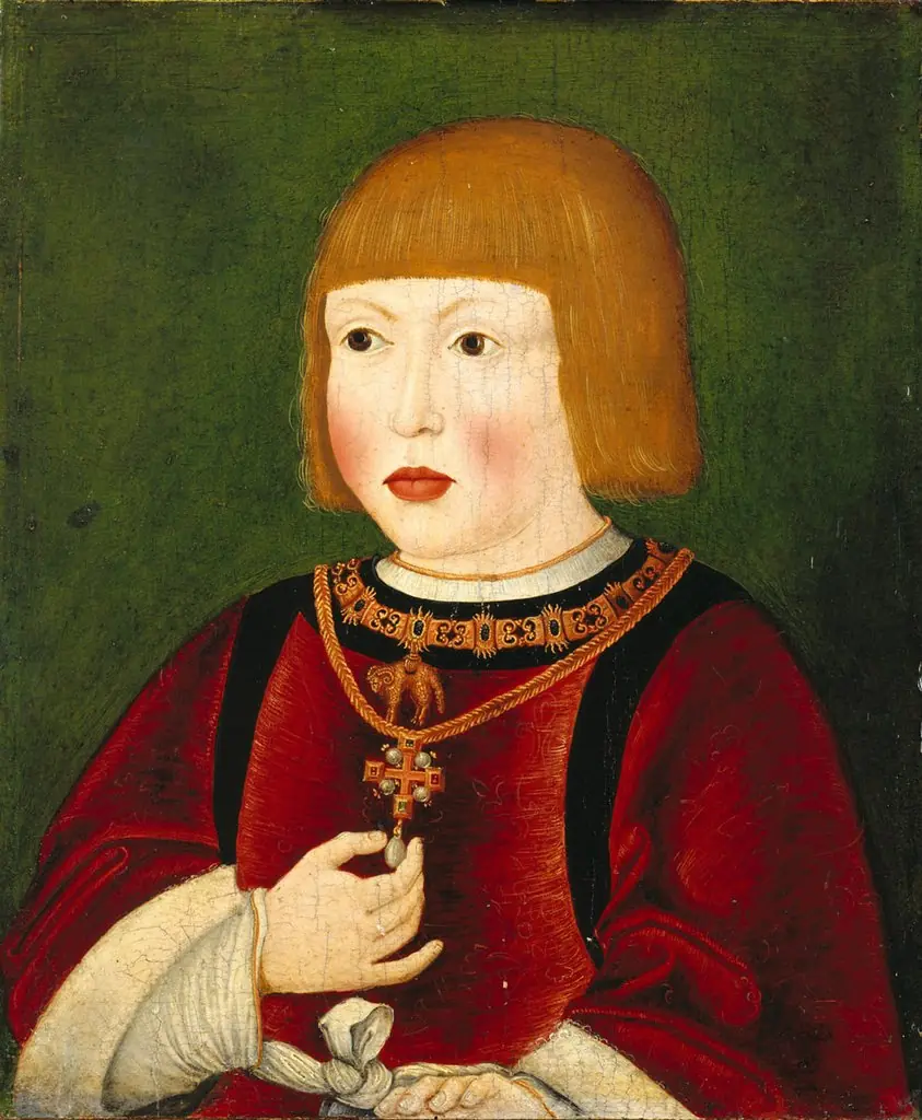 Portrait of King Louis II (1506-1526) of Hungary, 10-12 years old