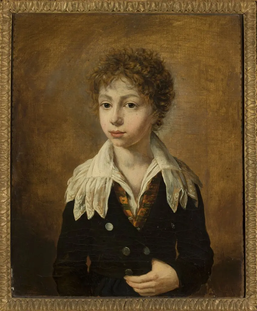 Childhood portrait of Julius von Minutoli