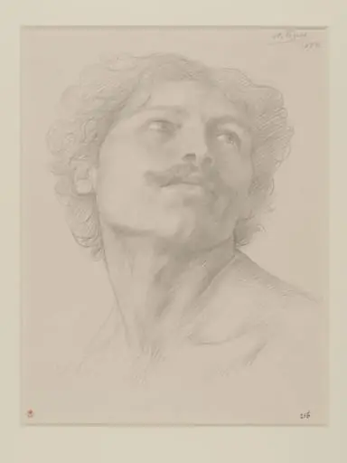 Study of the head of a man