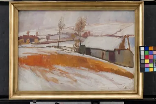 Winter Landscape. Over Kærby Hill.