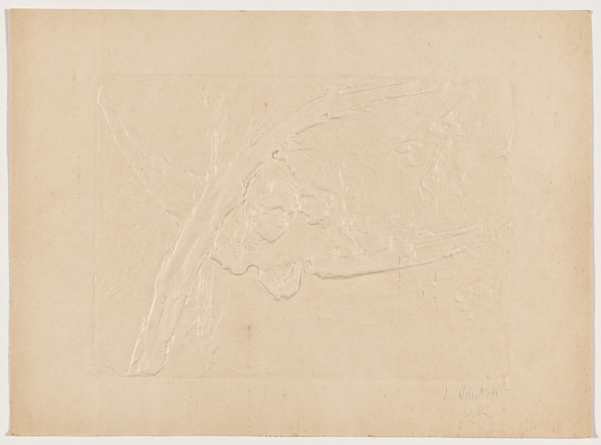 Le vautour (The Vulture), by Aristide Rouseaud, ink, 1895