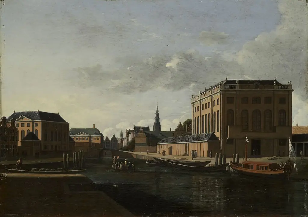 View of the Two Synagogues of Amsterdam