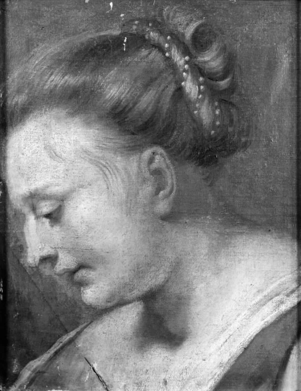 Head of a Woman, by Unknown, 1649