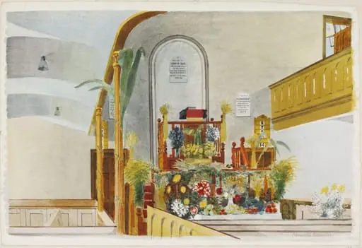 Interior of the Baptist Chapel, Clare