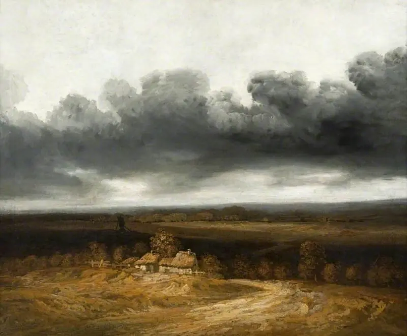 Landscape with Cottages