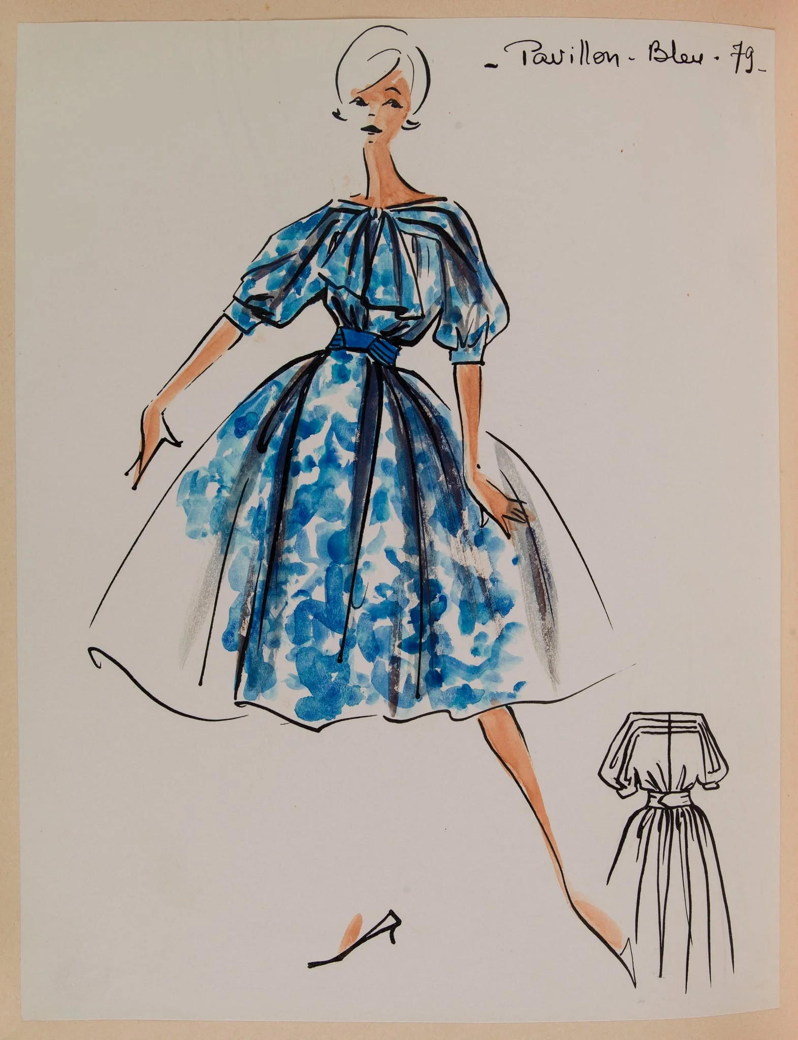 Pavillon bleu, by Marie-Louise Carven, 1958