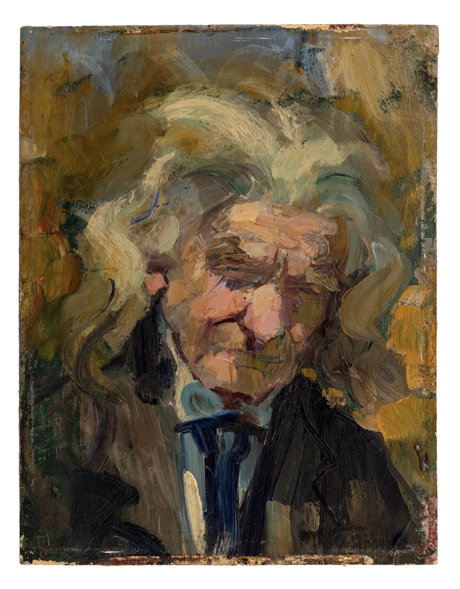 Portret de bătrân, by Arnold Max Wexler, unspecified, 1921