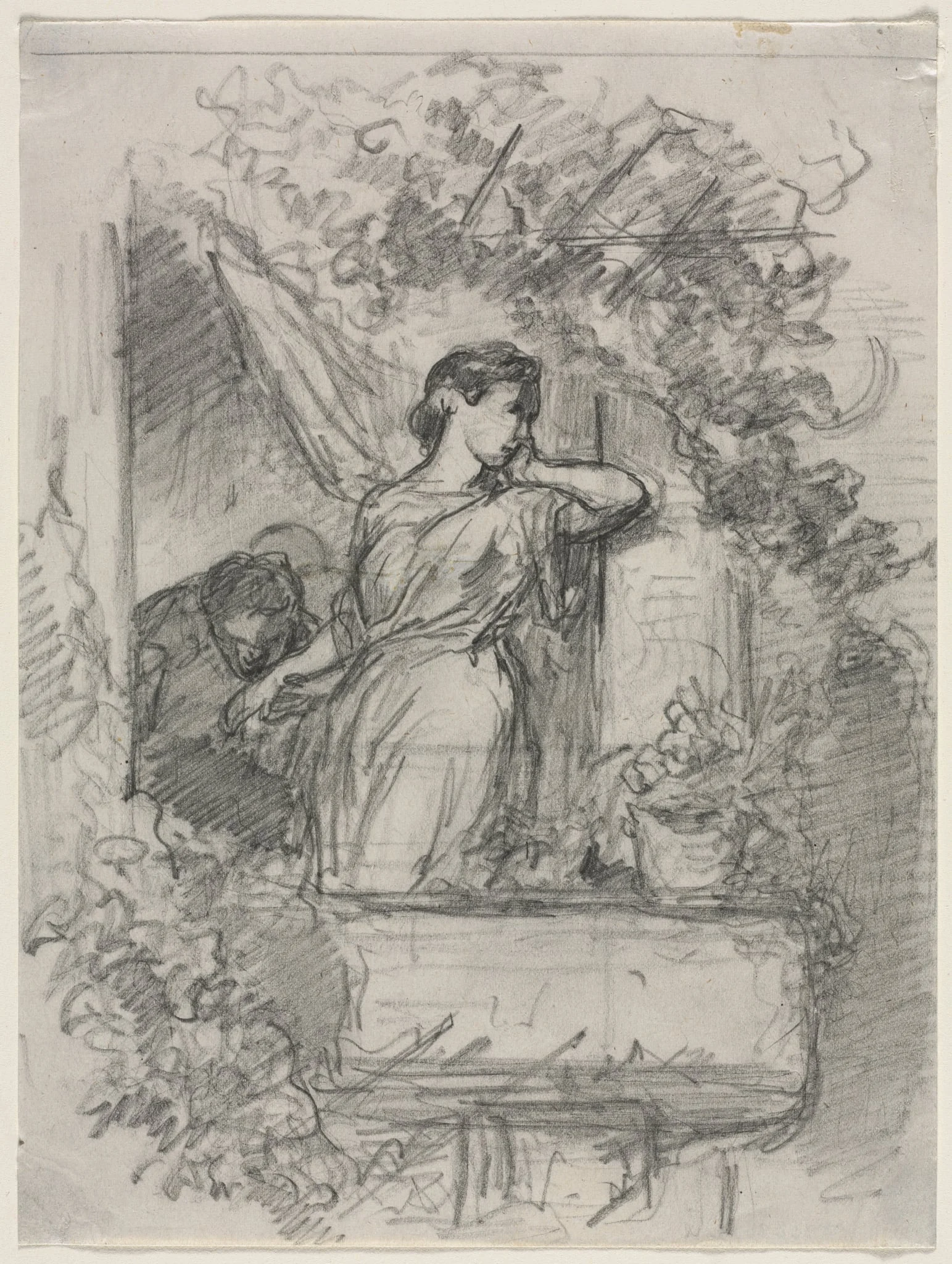 On the Balcony, by Célestin Nanteuil, 1850
