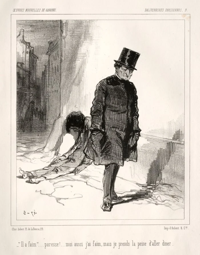 Baliverneries Parisiennes, by Paul Gavarni, 1847