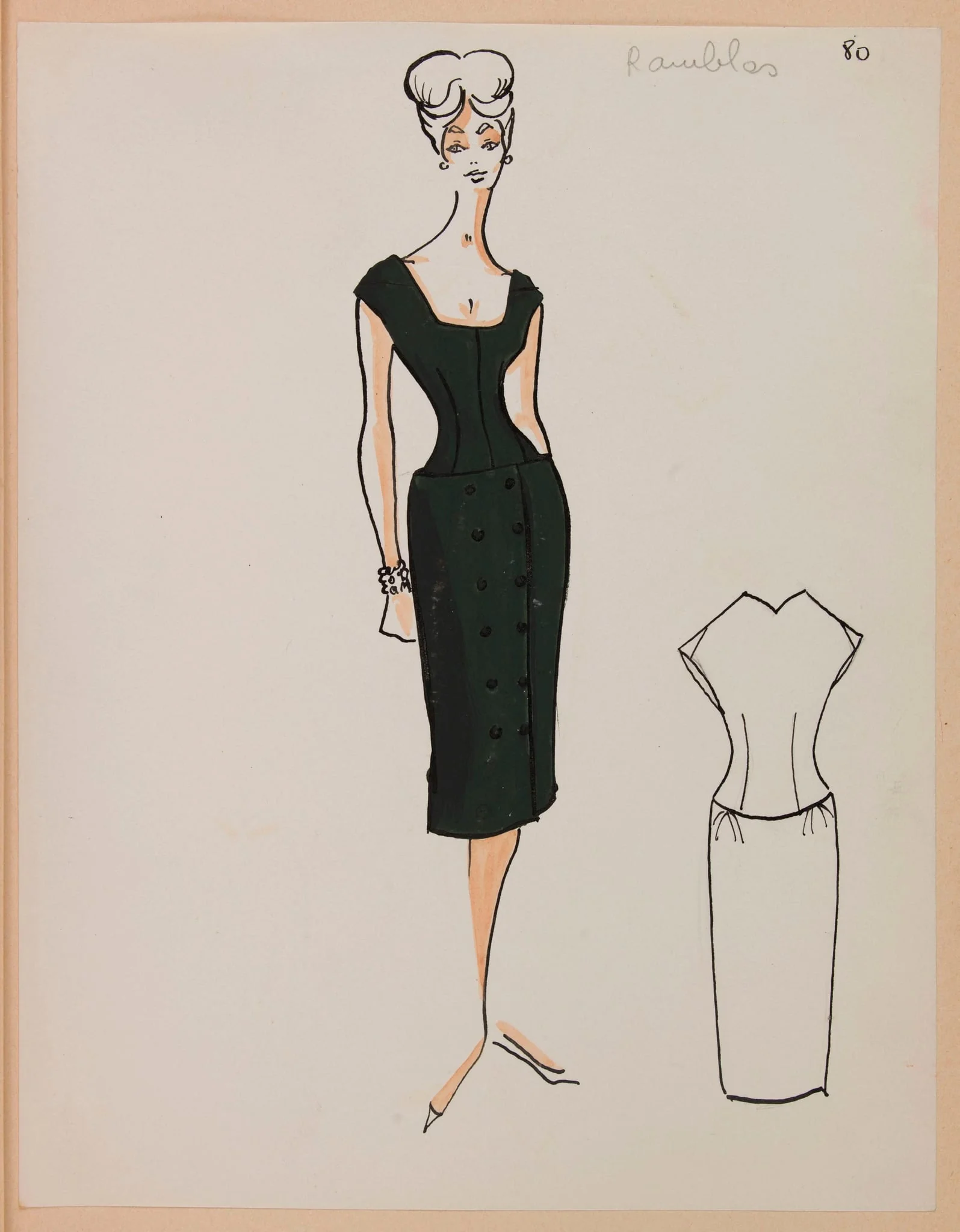 Ramblas, by Marie-Louise Carven, 1958