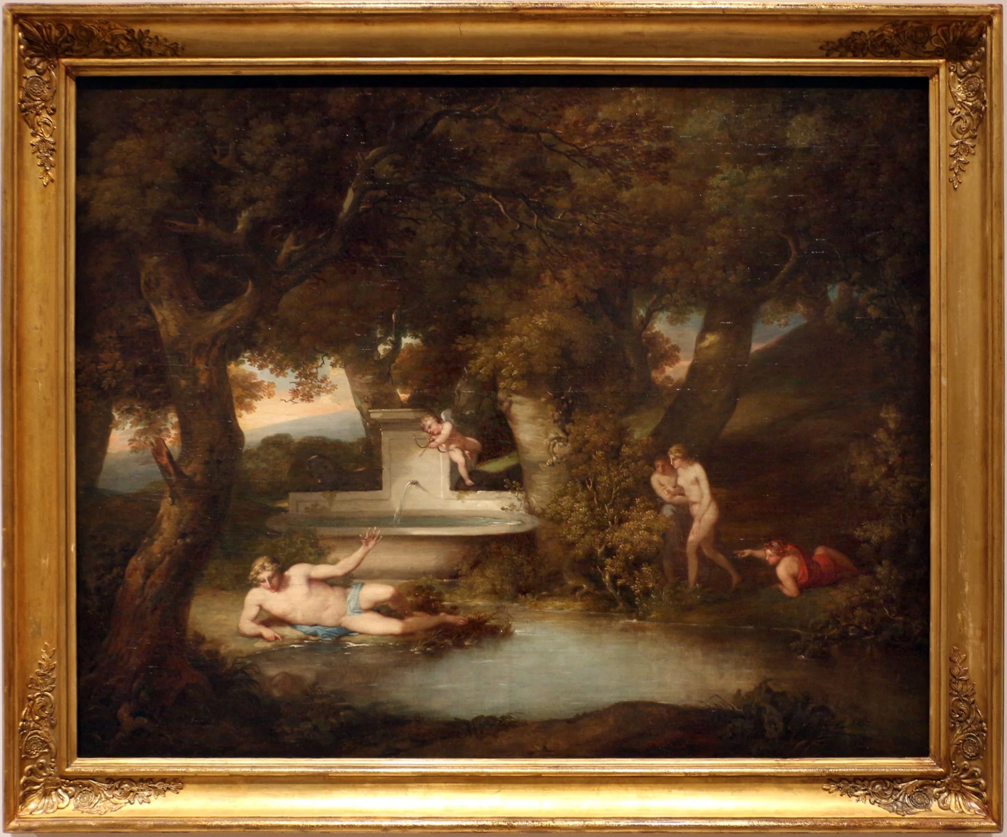 Narciso na Fonte, by Vieira Portuense, unspecified, 1799