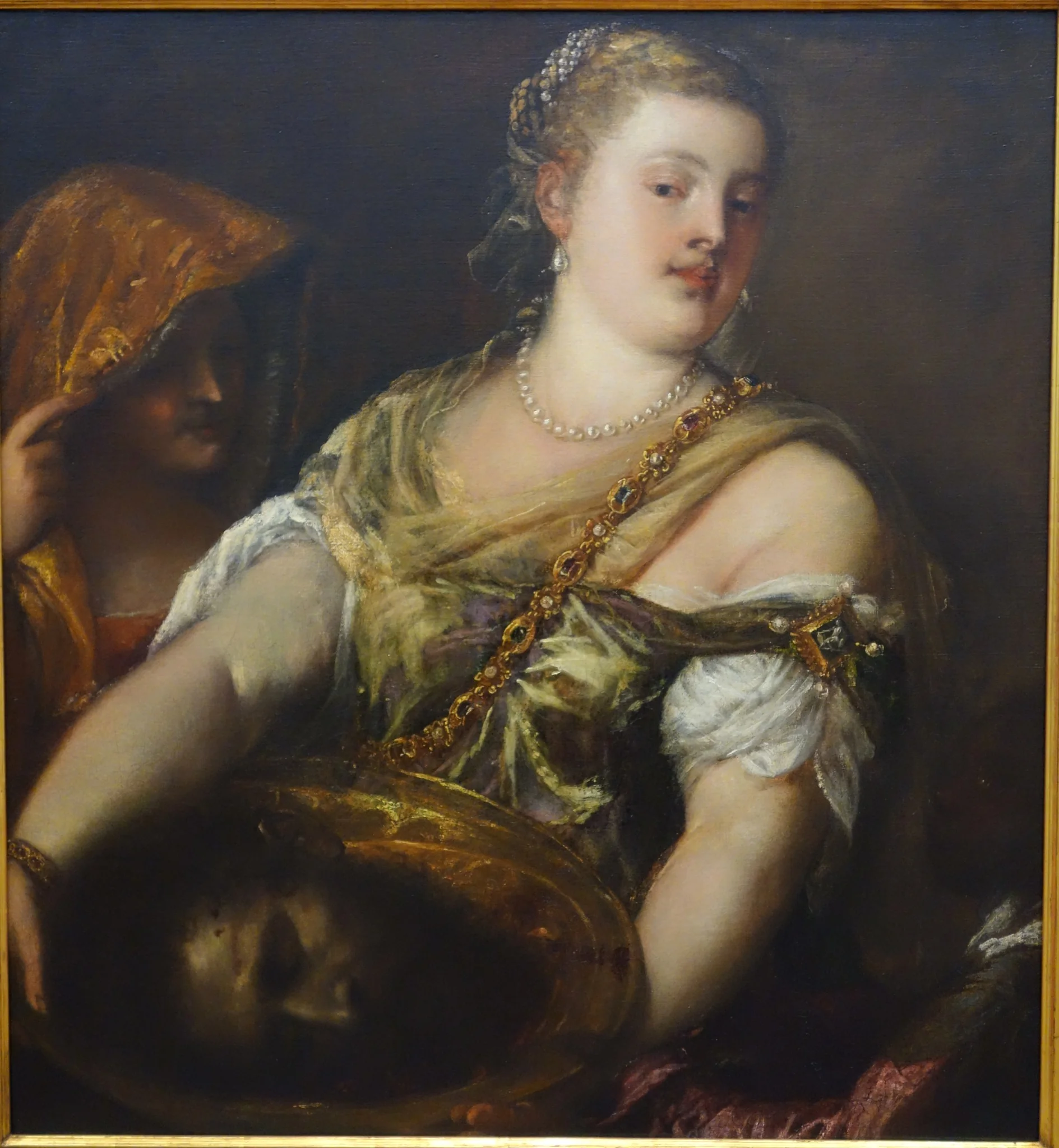 Salome with the Head of John the Baptist, by Titian, oil, 1565