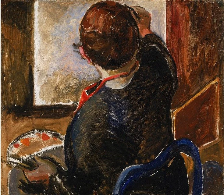 Self-portrait, by Emily Carr, oil, 1924