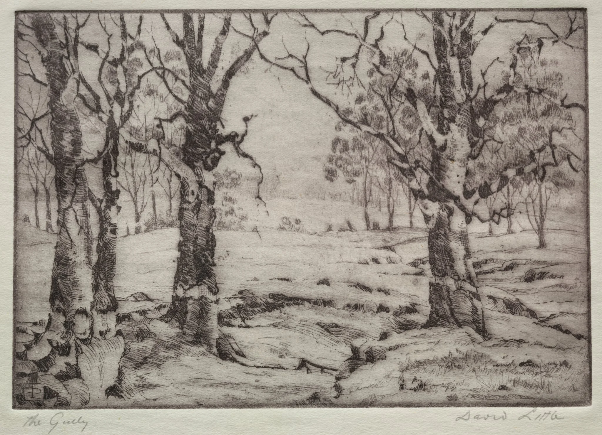 The Gully, by David Little, 1932