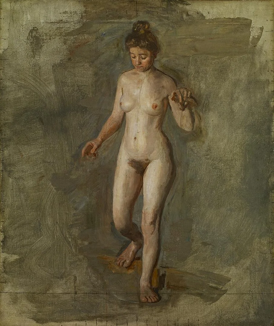 The Model, by Thomas Eakins, oil, 1908