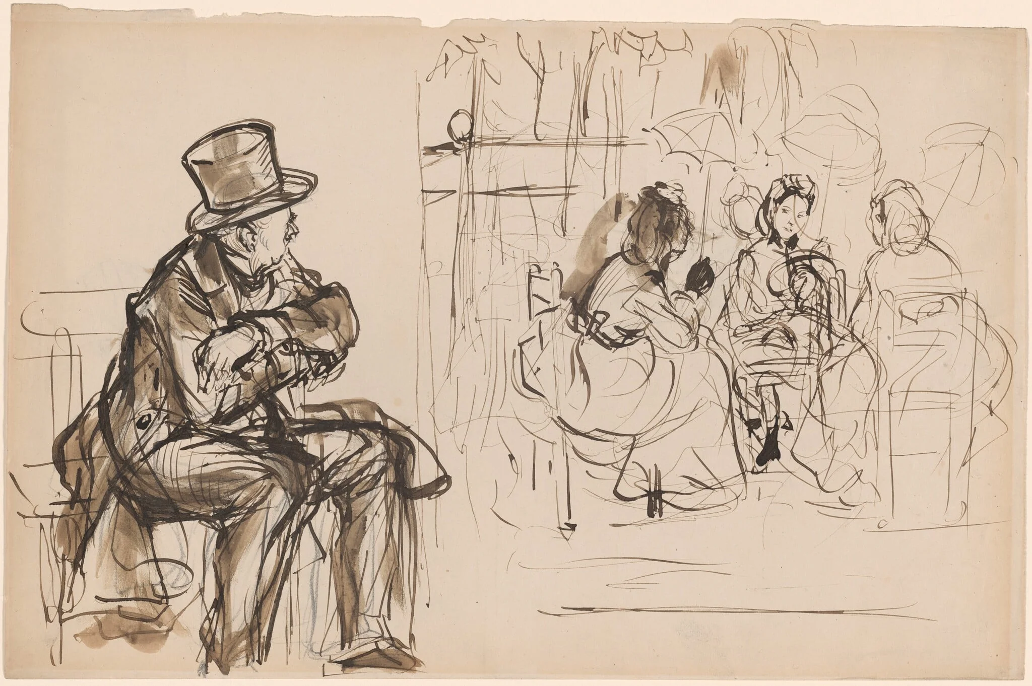 Scene at a Paris Cafe