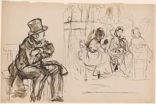 Scene at a Paris Cafe