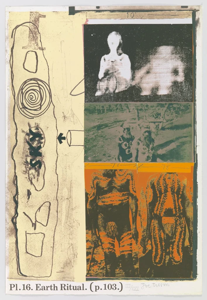 Untitled, by Joe Tilson, ink, 1973